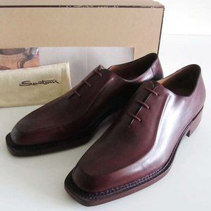 Santoni Shoes | New Santoni Fam Norvegese Antiqued Wholecut Shoes | Color: Brown | Size: 12 D (Santoni) (Marked) or 12.5 - 13 (US) | Lzshoes's Closet